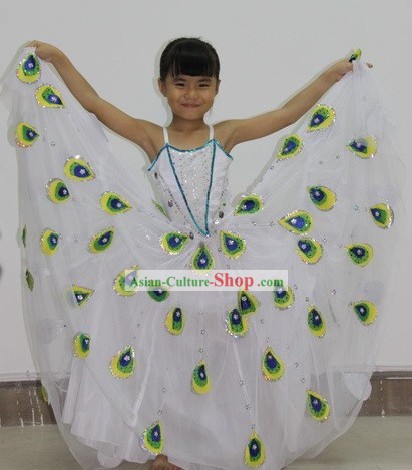 Chinese Peacock Dance Costume for Child