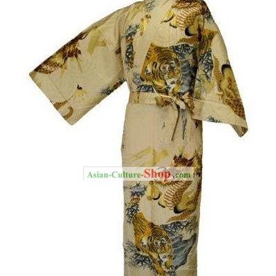 Japanese Tiger Costumes Kimono for Men
