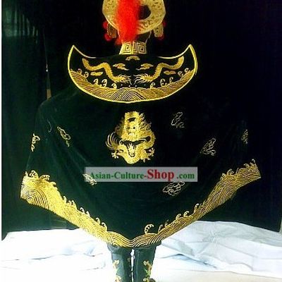 Chinese Opera Masks and Costumes Complete Set
