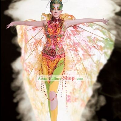 Chinese Rainbow Modern Dance Costume