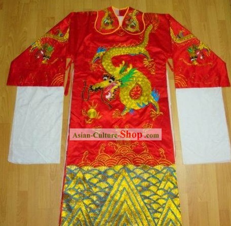 Chinese Opera Silk Dragon Costume - Man Gai Liang Mang