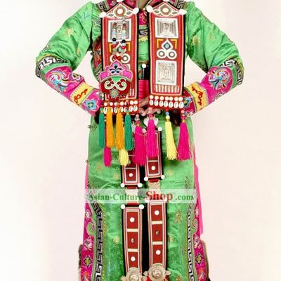 Chinese Traditional Tibetan Clothing Complete Set