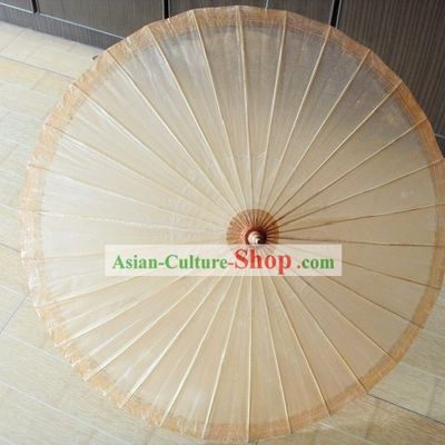 Chinese Hand Made Ancient Plain Colour Paper Umbrella