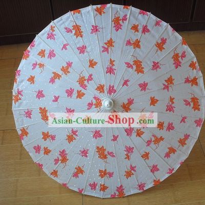 Chinese Hand Made Flower Dance Umbrella