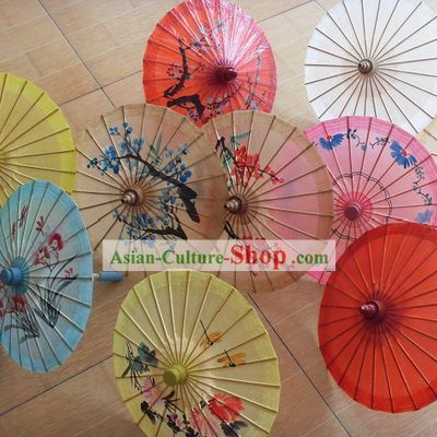 Chinese Handmade Desk Top Display Paper Umbrella