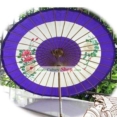 Large Hand Made Japanese Peony Paper Umbrella