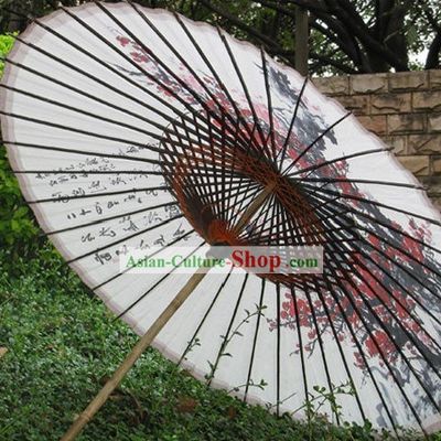 Hand Made Japanese Plum Blossom Paper Umbrella