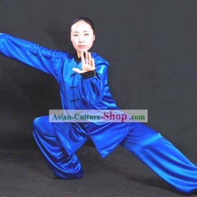 Chinese Professional Martial Arts Tai Chi Uniform Complete Set for Women