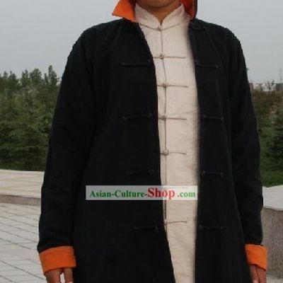 Professional Kung Fu Tai Chi Master Cotton Dust Coat Clothing