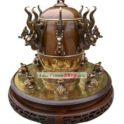 Chinese Hand Made and Carved Seismograph Collectible