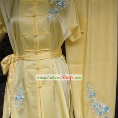 Professtional Wushu Silk Uniform for Women