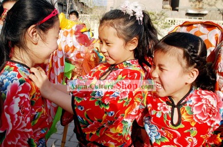 Folk Dragon Dance Uniform for Kids