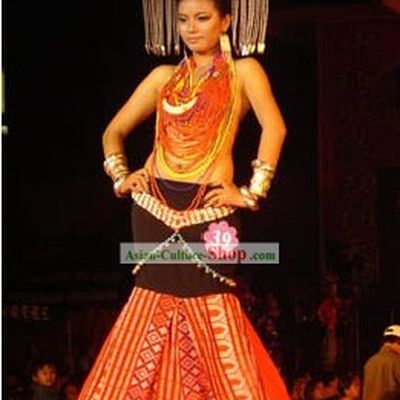 Chinese Minority Dance Costume Complete Set