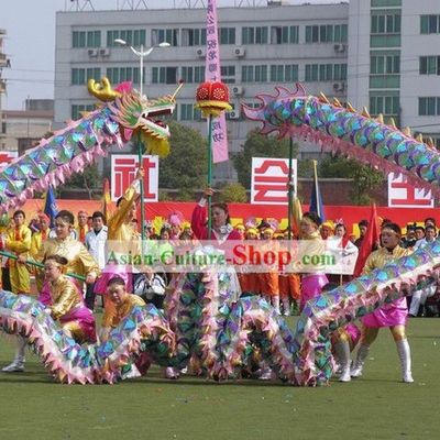 Compettion and Parade Hand Made Net Dragon Dance Costume for Women