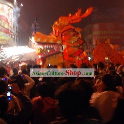 300 Feet Length Super Large Dragon Dance Costume Complete Set