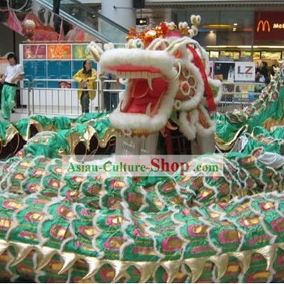 Supreme Competion and Parade Large Wool Dragon Dance Costume Complete Set for Children