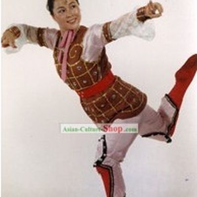 Chinese Classic Female Warrior Hua Mulan Costume Complete Set