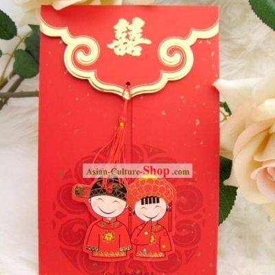 Traditoinal Chinese Wedding Invitations 20 Pieces Set