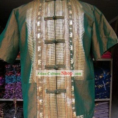 Traditional Thai Blouse Costume Complete Set for Men