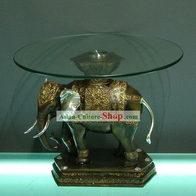 Traditional Asia Thai Elephant Desk