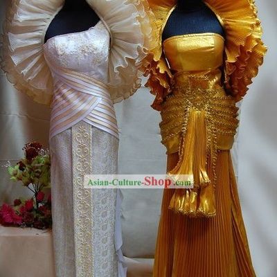 Traditional Thai Costumes Complete Set