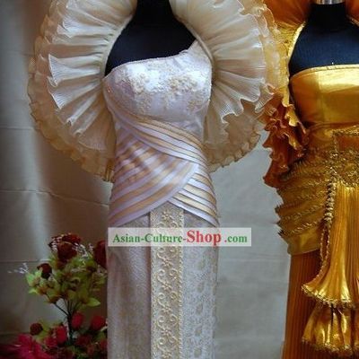 Traditional Thai National Costume Complete Set