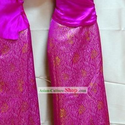 Traditional Thai Dance Costume Complete Set