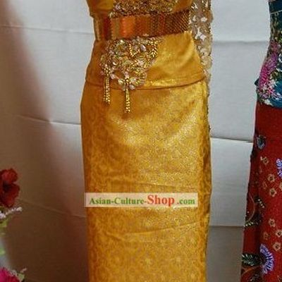 Traditional Thai Dance Costumes Complete Set