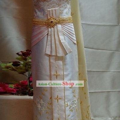 Traditional Asia Thai Court Dress Complete Set