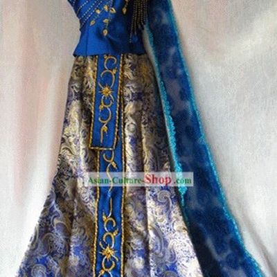 Traditional Thai Peacock Dance Costume Complete Set