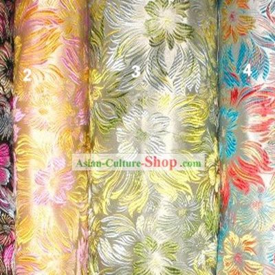 Stunning Flower Silk Fabric