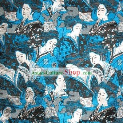 Japanese Gisha Silk Fabric