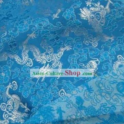 Dragon Design Silk Fabric