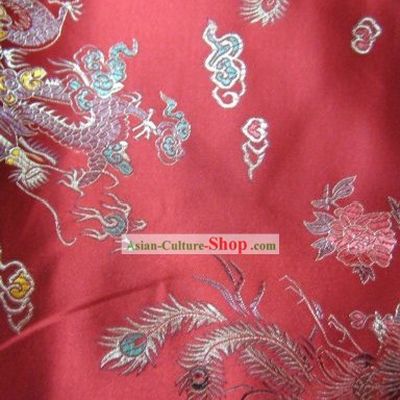 Chinese Traditional Dragon Brocade Fabric