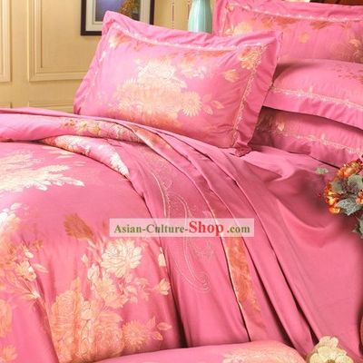Romantic Pink Wedding China Bedrooms Set