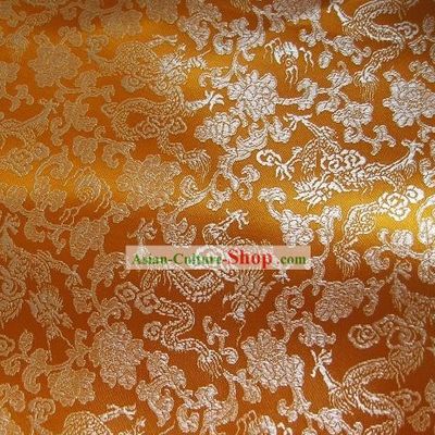 Traditional Dragons Brocade Fabric