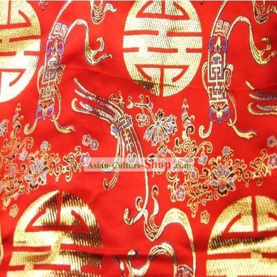 Traditional Longevity Brocade Fabric