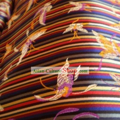 Traditional Butterfly Brocade Fabric