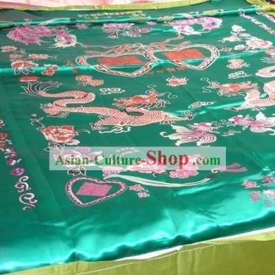 Chinese Traditional Wedding Dragon Phoenix Quilt Cover