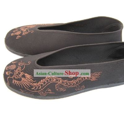 Chinese Traditional Dragon Men Shoes