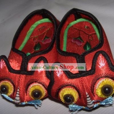 Chinese Handmade Infant Silk Shoes