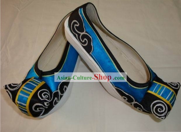 Chinese Beijing Ancient Opera Prop-Yun Tou Boots Shoes