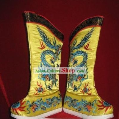 Ancient Style China Emperor Qing Dynasty Shoes