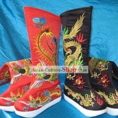 Chinese Empress Phoenix Shoes and Emperor Shoes