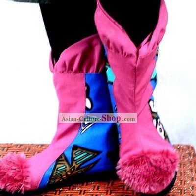 Chinese Embroidered Cloth Boots