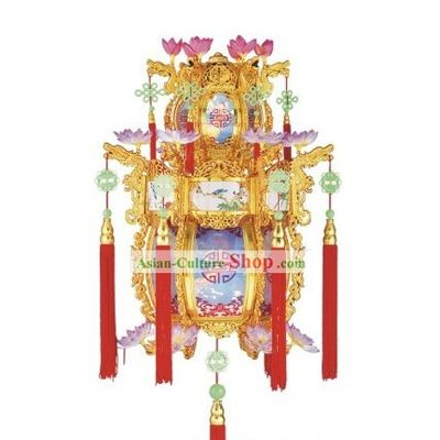 30 Inches New Year Chinese Palace Flower Lantern