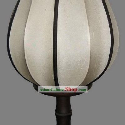 Electrified White Chinese Lanterns Tulip Desk Palace Lantern