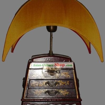 Chinese Antique Style Moon Silk Lantern
