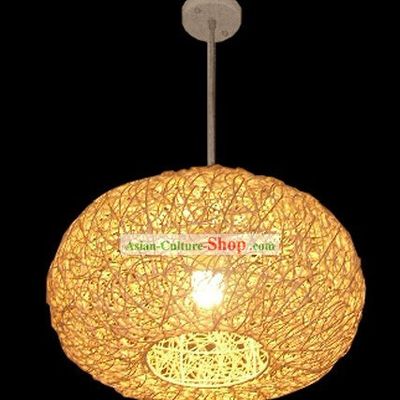 Chinese Handmade Pumpkin Cane Lantern