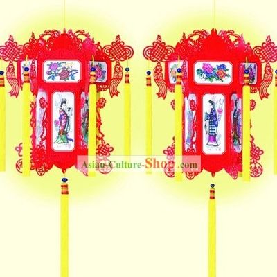 Chinese Paper Lanterns - 12 Ancient Beauties